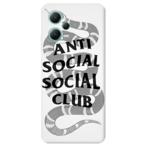 Xiaomi Redmi Note 12 Pro 5G Social club Transparent Silicone TPU Θήκη