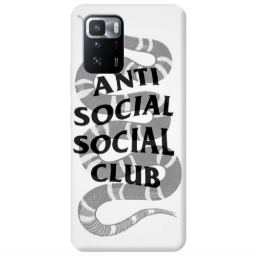 Xiaomi Poco X3 GT Social club Transparent Silicone TPU Θήκη