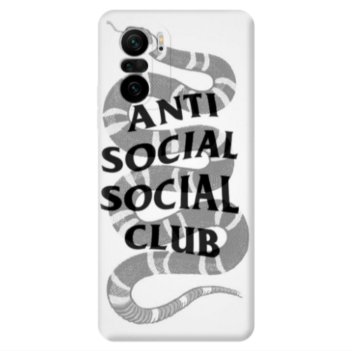 Xiaomi Poco F3 Social club Transparent Silicone TPU Θήκη