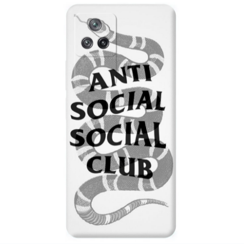 Xiaomi Poco F4 Social club Transparent Silicone TPU Θήκη