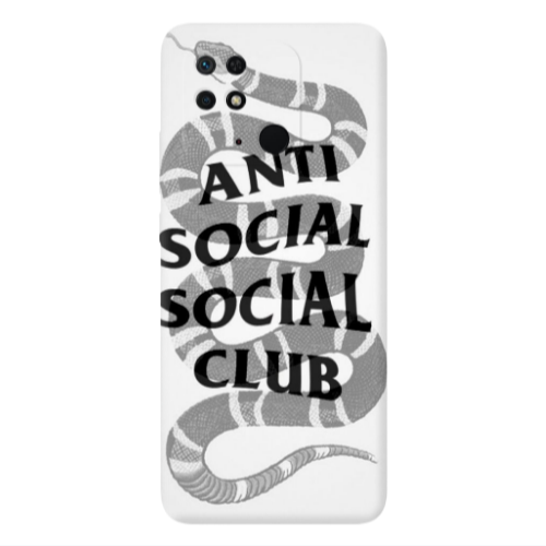 Xiaomi Poco C40 Social club Transparent Silicone TPU Θήκη