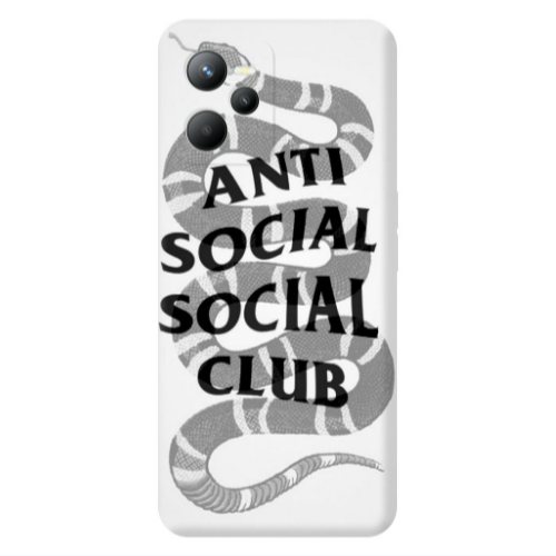 Realme C35 Social club Transparent Silicone TPU Θήκη