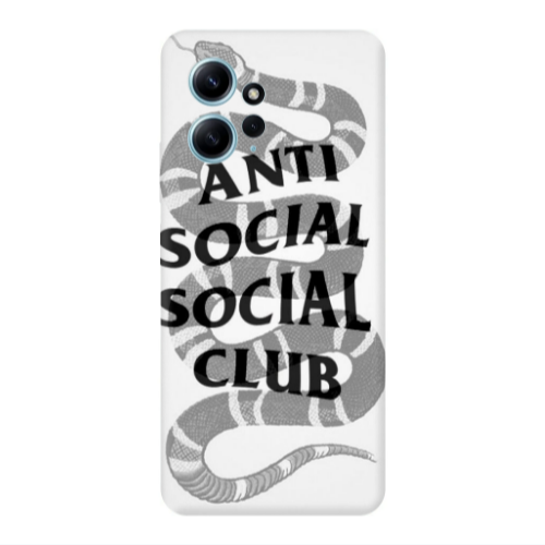 Xiaomi Redmi Note 12 4G Social club Transparent Silicone TPU Θήκη