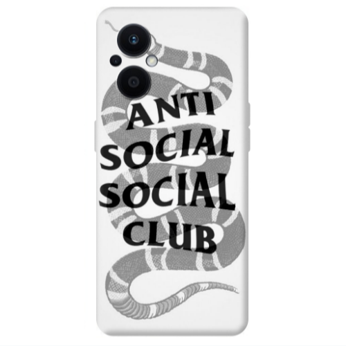 Oppo Reno 7 Lite Social club Transparent Silicone TPU Θήκη