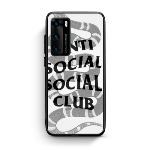 Huawei P40 Social club Black Glossy Θήκη