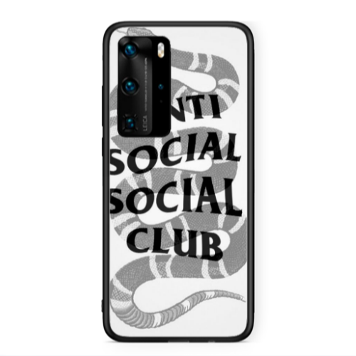 Huawei P40 Pro Social club Black Glossy Θήκη
