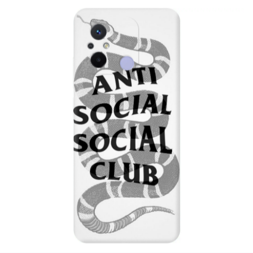 Xiaomi Redmi 12C Social club Transparent Silicone TPU Θήκη