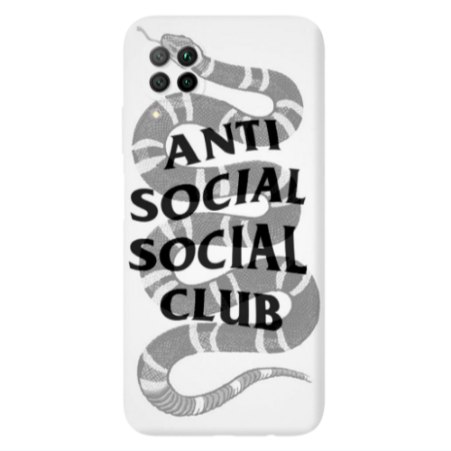 Huawei P40 Lite Social club Transparent Silicone TPU Θήκη