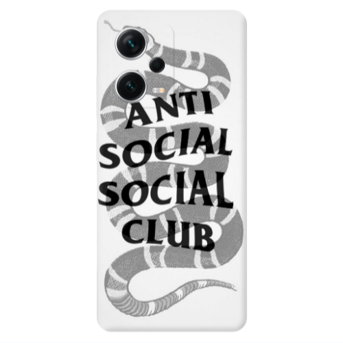Xiaomi Redmi Note 12 5G Social club Transparent Silicone TPU Θήκη