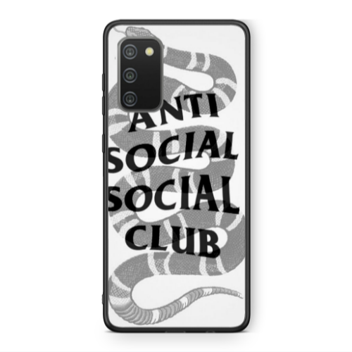 Samsung A02s Social club Black Glossy Θήκη