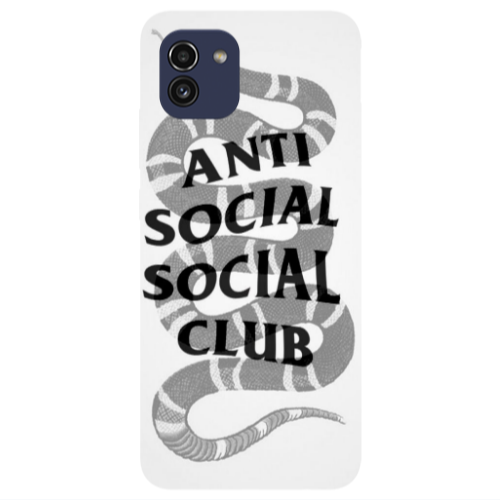 Samsung A03 Social club Transparent Silicone TPU Θήκη