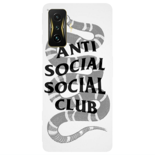 Xiaomi Poco F4 Gt Social club Transparent Silicone TPU Θήκη