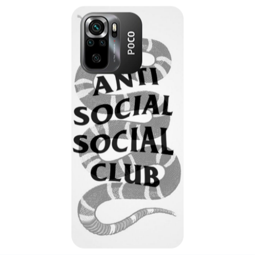 Xiaomi Poco M5 s Social club Transparent Silicone TPU Θήκη