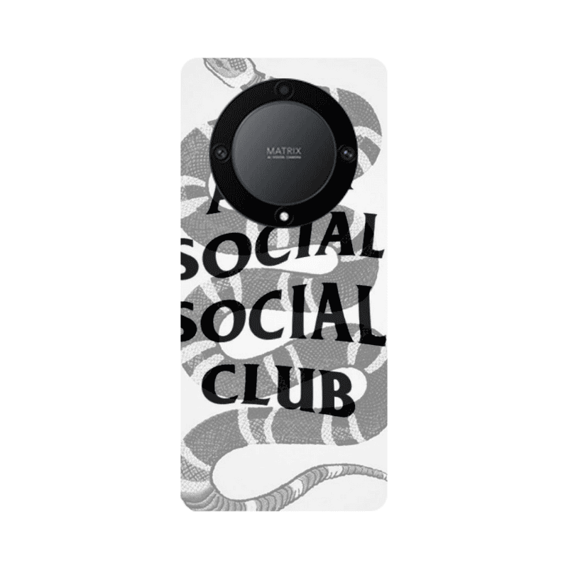 Honor Magic5 Lite 5G Social club Transparent Silicone TPU Θήκη