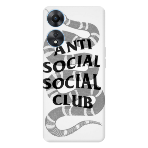 Oppo A 98 Social club Transparent Silicone TPU Θήκη