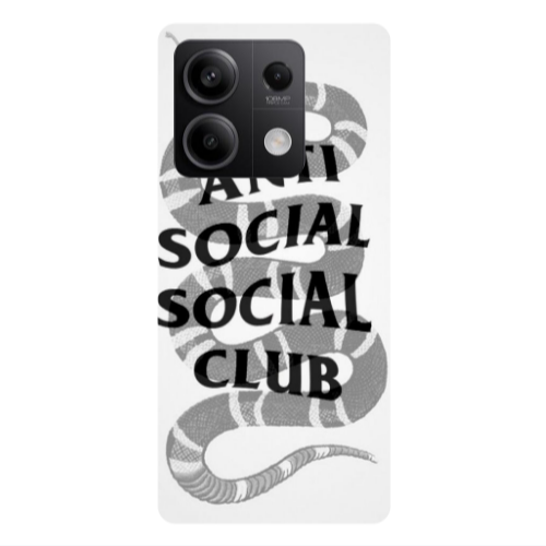 Xiaomi Redmi Note 13 5G Social club Transparent Silicone TPU Θήκη