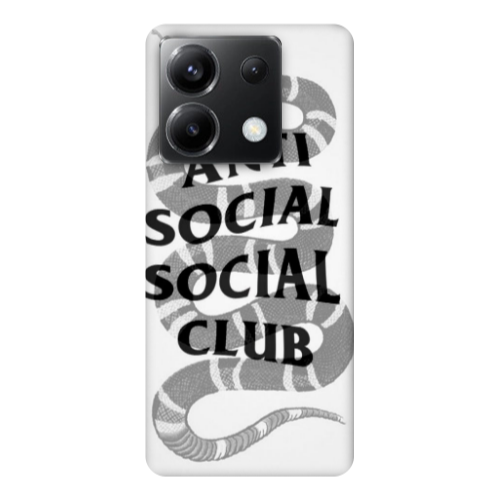 Xiaomi Poco X6 5G Social club Transparent Silicone TPU Θήκη