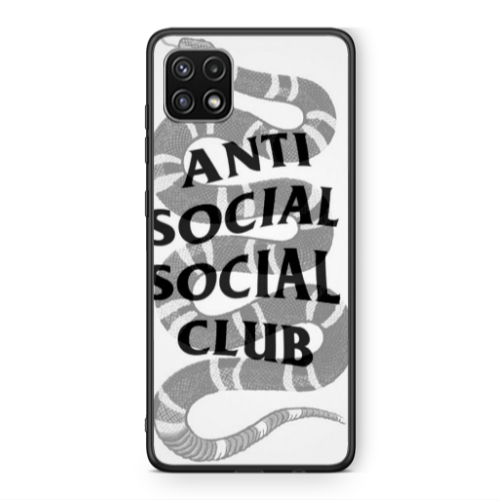 Samsung A22 5G Social club Black Glossy Θήκη