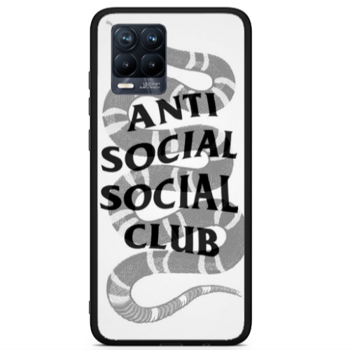 Realme 8 i Social club Black Glossy Θήκη