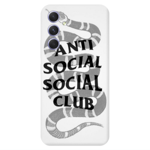 Samsung A55 Social club Transparent Silicone TPU Θήκη