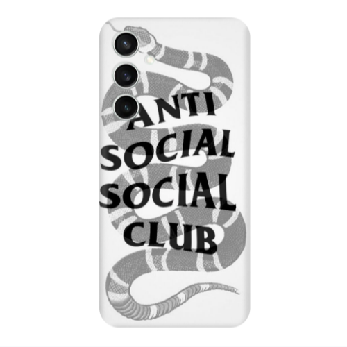 Samsung S24 FE Social club Transparent Silicone TPU Θήκη