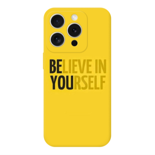 Apple Iphone 16 Pro Belive in Yourself Transparent Silicone TPU Θήκη