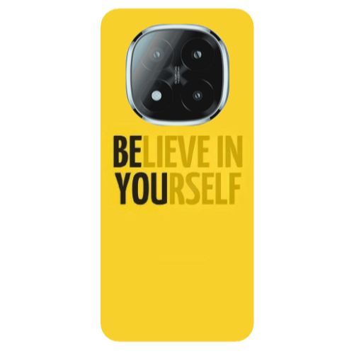 Xiaomi Redmi Note 14 Pro + 5g Belive in Yourself Transparent Silicone TPU Θήκη