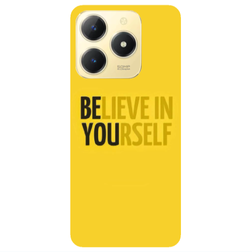 Realme C61 Belive in Yourself Transparent Silicone TPU Θήκη