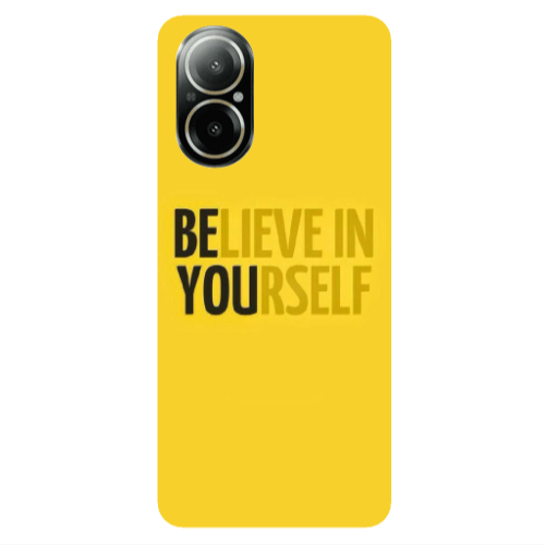 Realme C67 Belive in Yourself Transparent Silicone TPU Θήκη