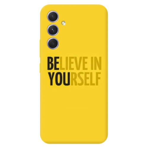 Samsung A56 Belive in Yourself Transparent Silicone TPU Θήκη