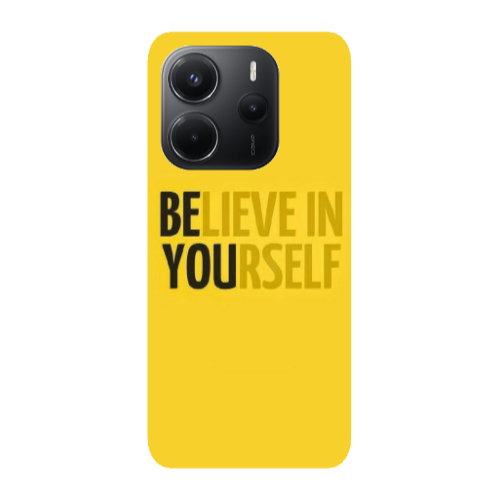 Xiaomi Redmi Note 14 Belive in Yourself Transparent Silicone TPU Θήκη