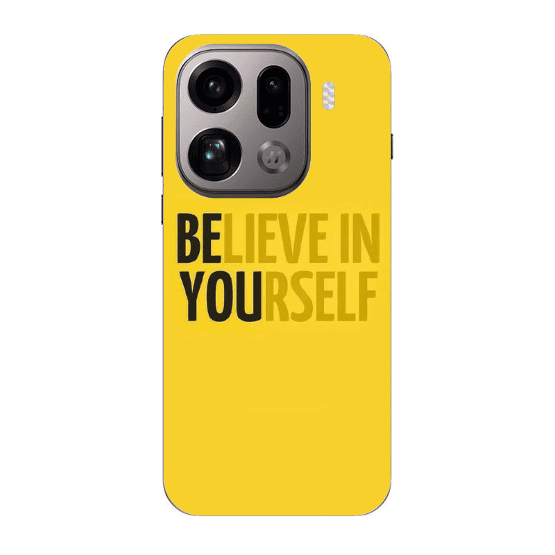 Oppo Find X9 Pro Belive in Yourself Transparent Silicone TPU Θήκη