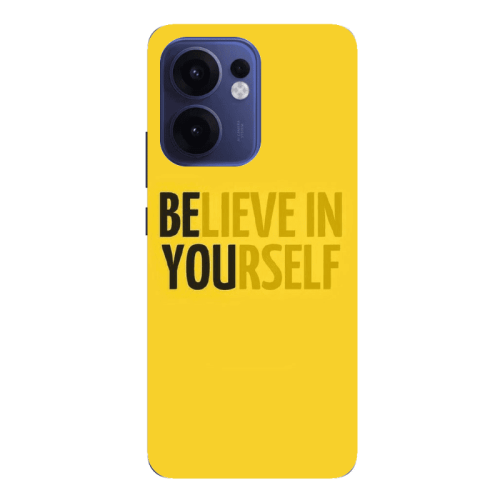 Oppo Reno13 FS Belive in Yourself Transparent Silicone TPU Θήκη