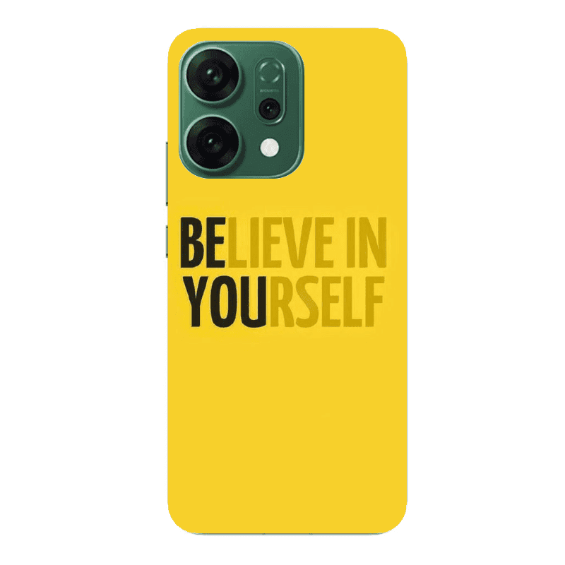 Oppo RENO 14 Belive in Yourself Transparent Silicone TPU Θήκη