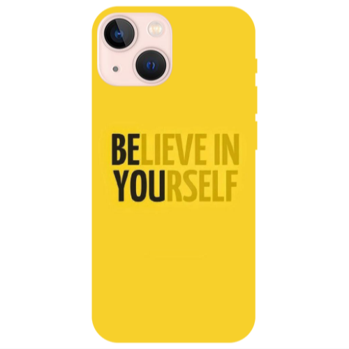Apple iPhone 13 Belive in Yourself Transparent Silicone TPU Θήκη