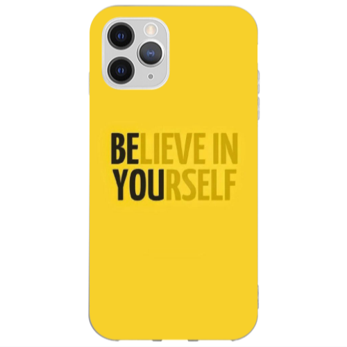 Apple iPhone 13 Pro Max Belive in Yourself Transparent Silicone TPU Θήκη