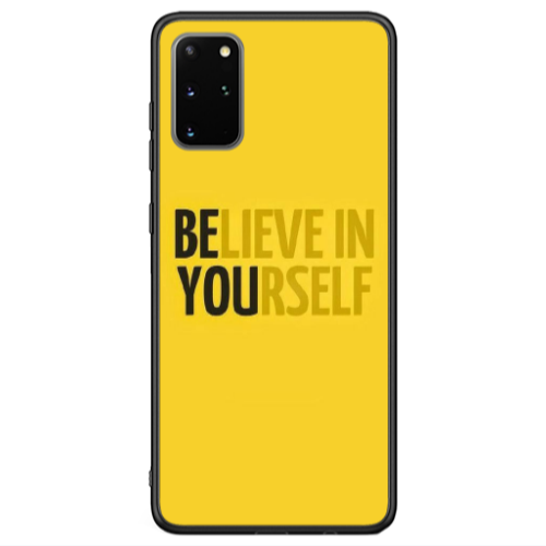 Samsung S20 Belive in Yourself Black Glossy Θήκη