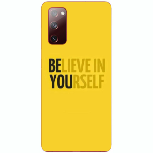 Samsung S20 FE Belive in Yourself Transparent Silicone TPU Θήκη