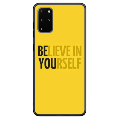 Samsung S20 FE Belive in Yourself Black Glossy Θήκη