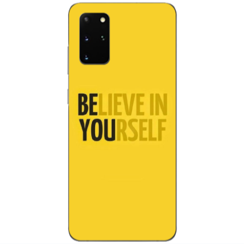 Samsung S20 Plus Belive in Yourself Transparent Silicone TPU Θήκη