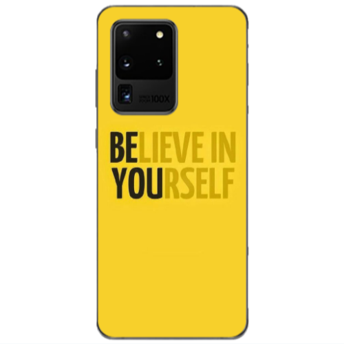 Samsung S20 Ultra Belive in Yourself Transparent Silicone TPU Θήκη