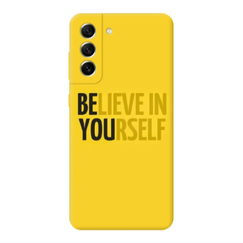Samsung S21 Belive in Yourself Transparent Silicone TPU Θήκη