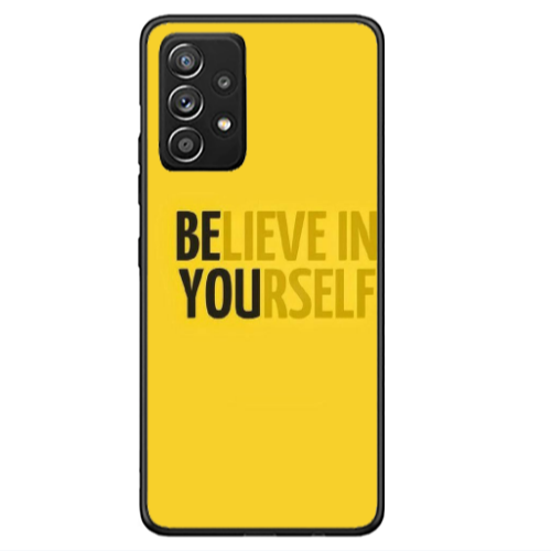 Samsung A33 Belive in Yourself Black Glossy Θήκη