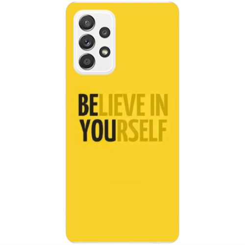 Samsung A53 Belive in Yourself Transparent Silicone TPU Θήκη