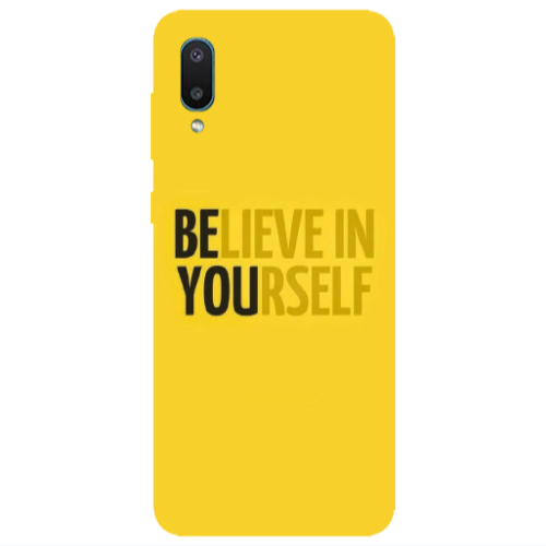 Samsung A02 Belive in Yourself Transparent Silicone TPU Θήκη