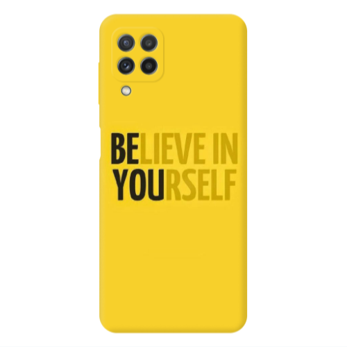 Samsung A22 4G Belive in Yourself Transparent Silicone TPU Θήκη