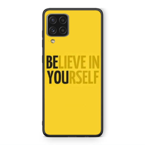 Samsung A22 4G Belive in Yourself Black Glossy Θήκη