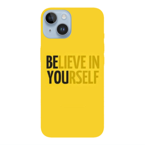 Apple iPhone 14  Belive in Yourself Transparent Silicone TPU Θήκη