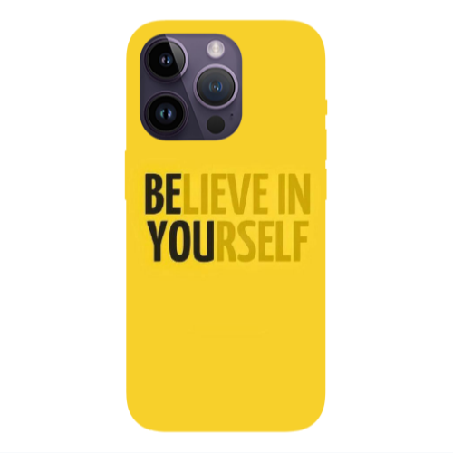 Apple iPhone 14 Pro  Belive in Yourself Transparent Silicone TPU Θήκη