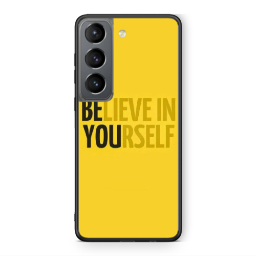 Samsung S21 PLUS Belive in Yourself Black Glossy Θήκη